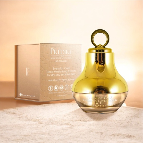 Prédiré Paris Daily Defense Hydration Balance Moisturizer - Gold and Cream - Picture 2 of 4